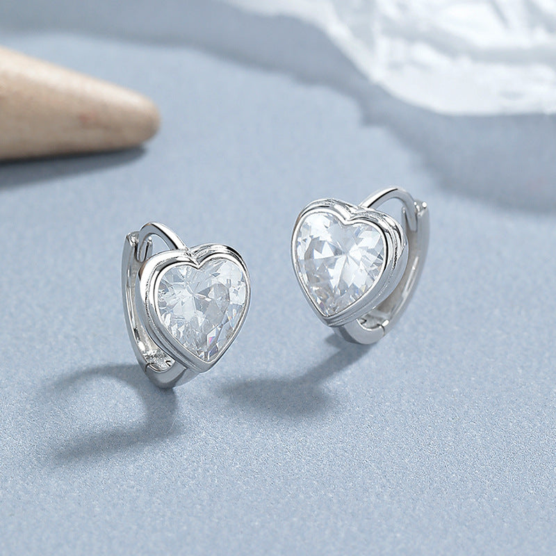 Orecchini Cuore Argento 925
