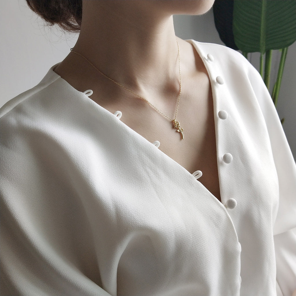 Collana Elegante Oro Rosa