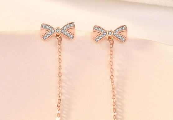Stud Bowknot S925