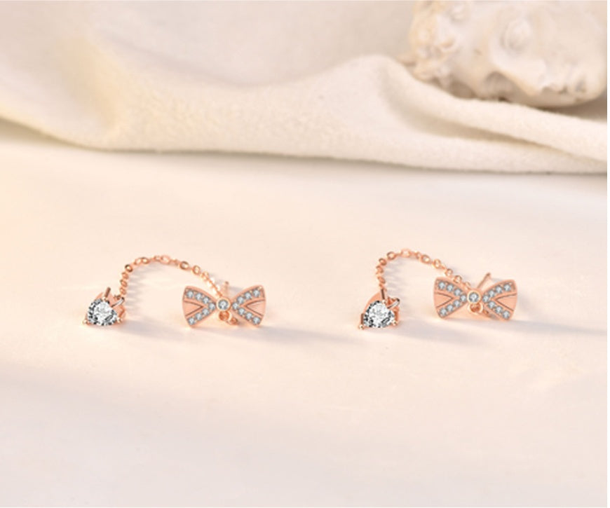 Stud Bowknot S925