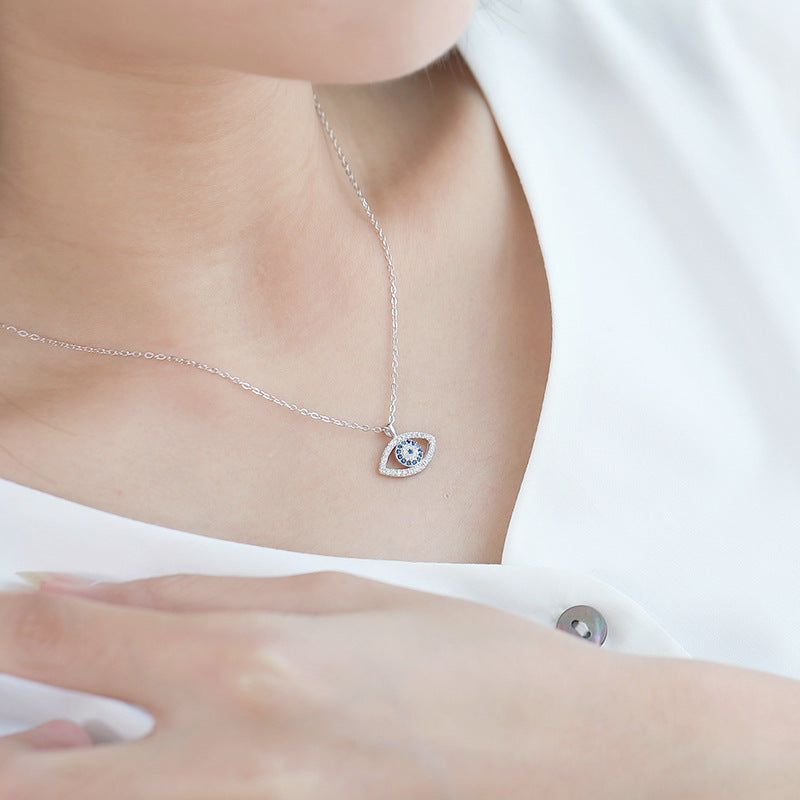 Collana Occhio Demone in Argento S925
