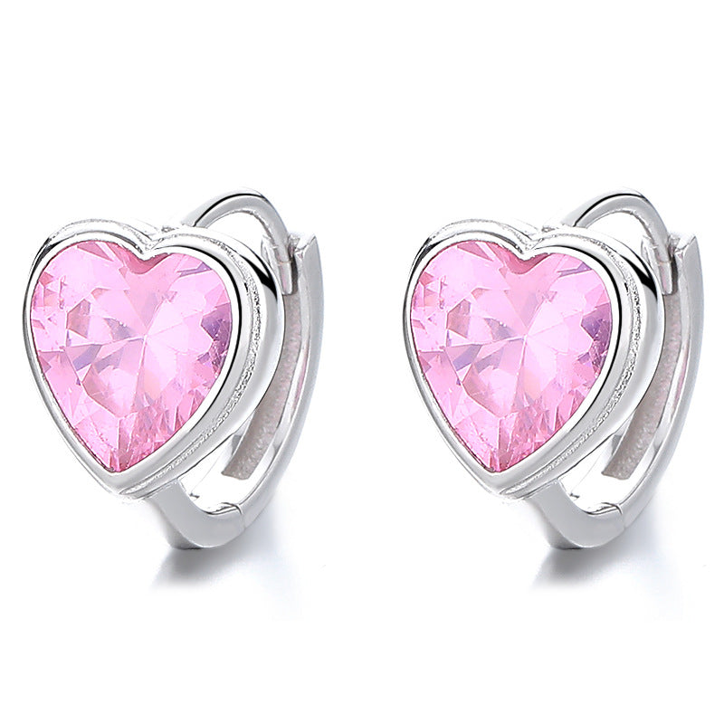 Orecchini Cuore Argento 925