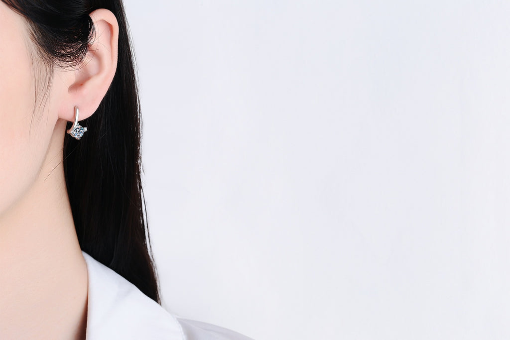 Orecchini Moissanite S925