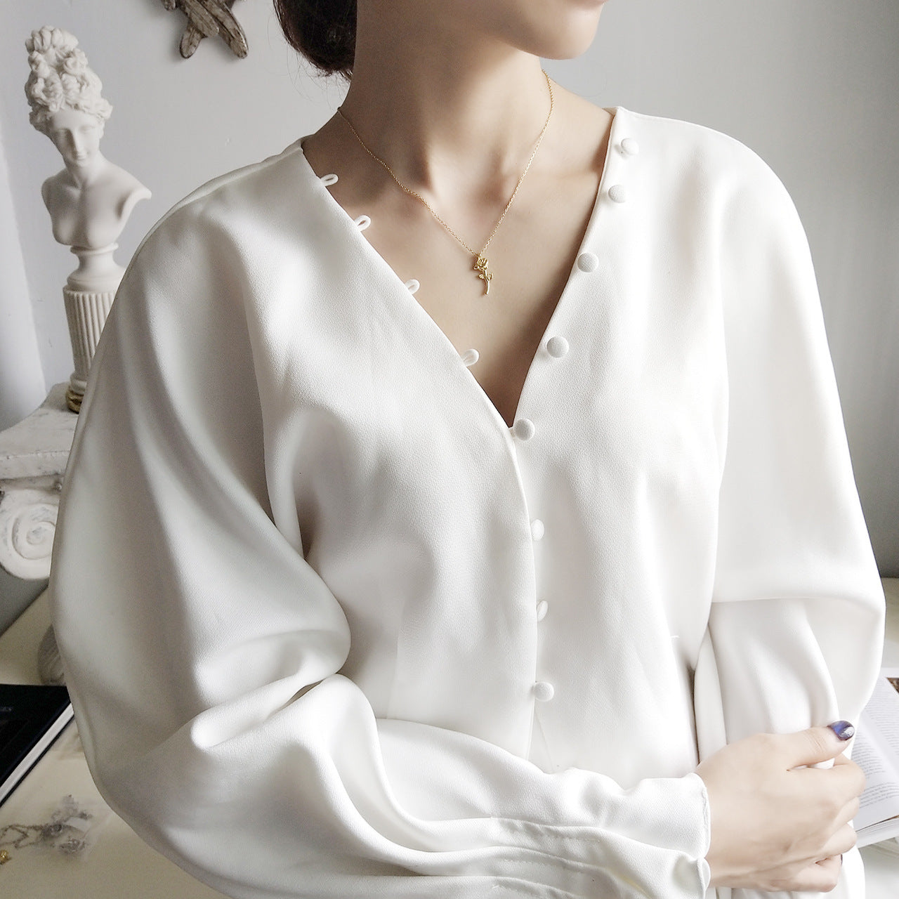 Collana Elegante Oro Rosa