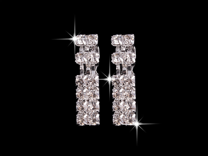 Set Gioielli Rhinestone 4 Pezzi