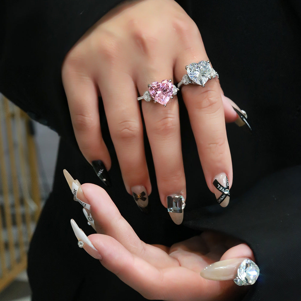 Anello Cuore 12mm Argento 925