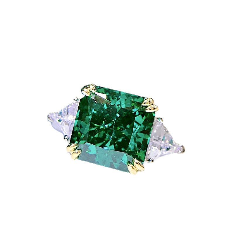 Anello Paraiba & Carbonio