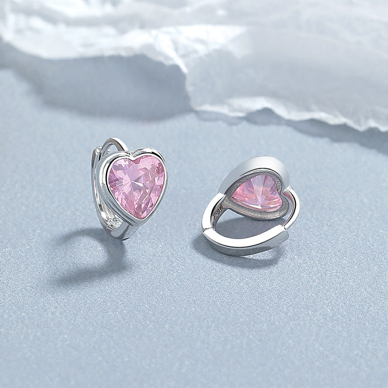 Orecchini Cuore Argento 925