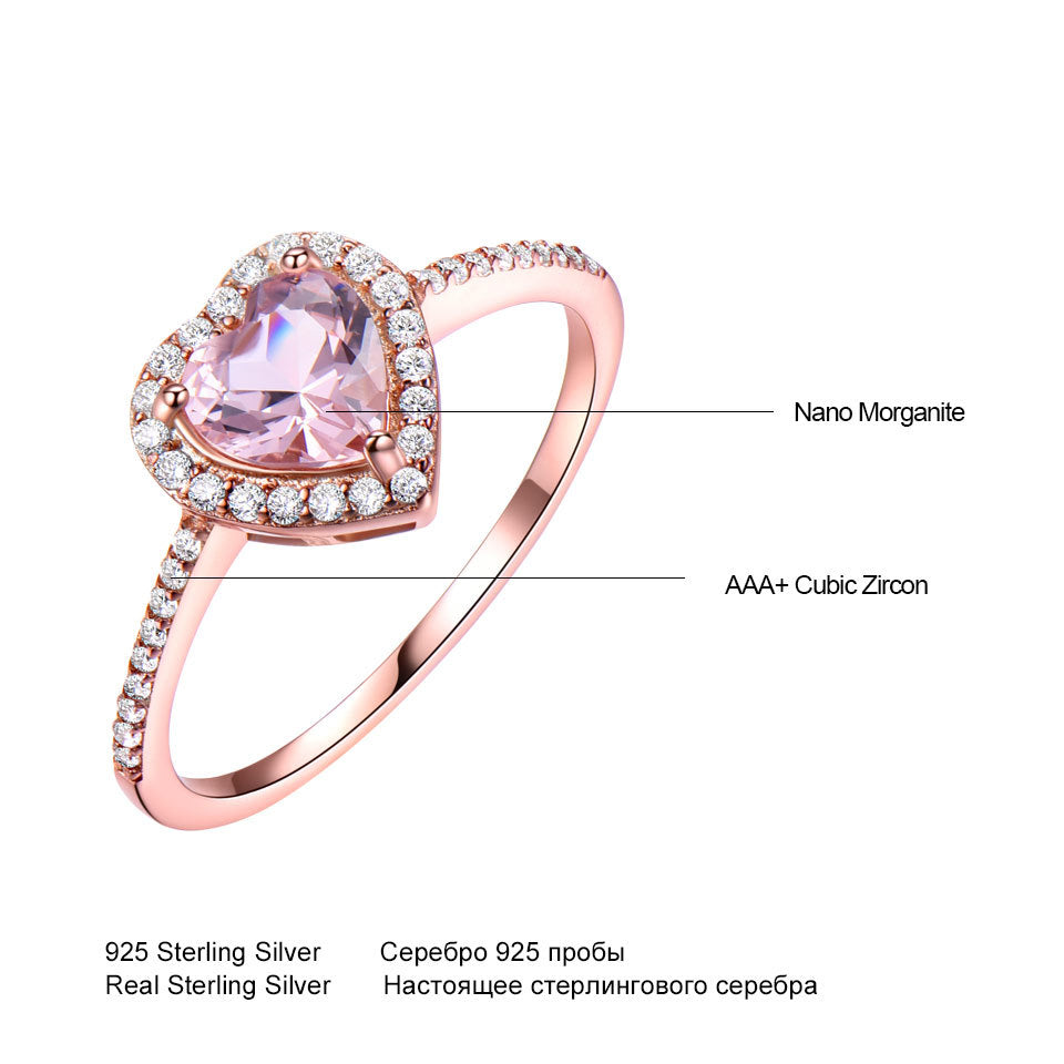 Anello Morganite S925