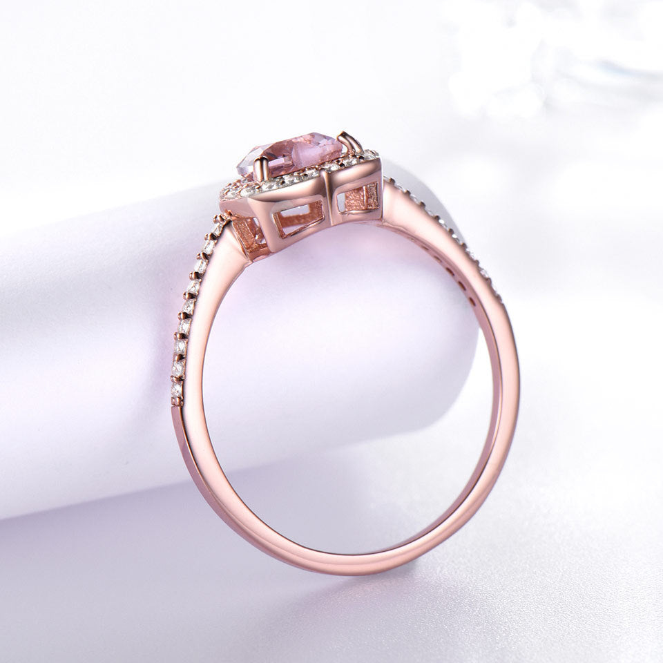 Anello Morganite S925