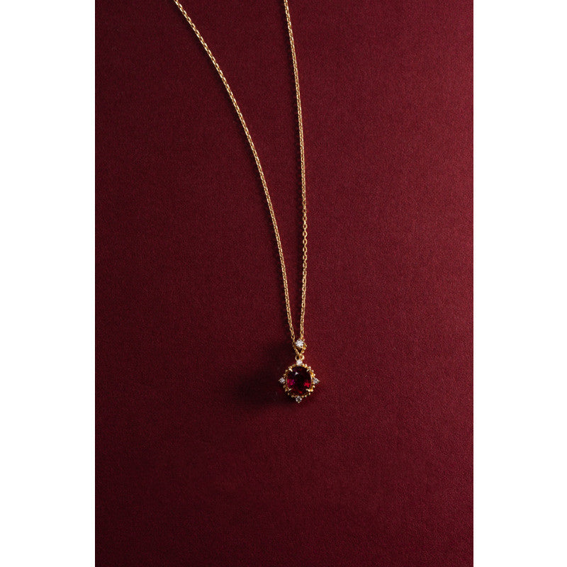 Collana S925 Oro 14K Zircone