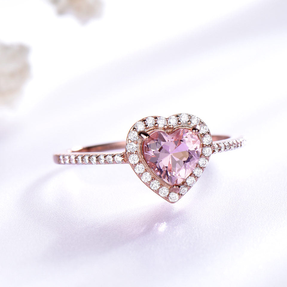 Anello Morganite S925