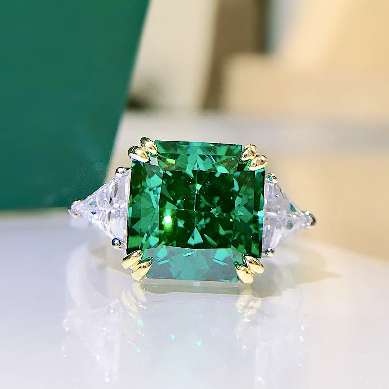 Anello Paraiba & Carbonio